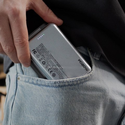 Dudao TGK1 powerbank z ładowarką bezprzewodową MagSafe 20W 10000mAh czarny (TGK1-czarny)