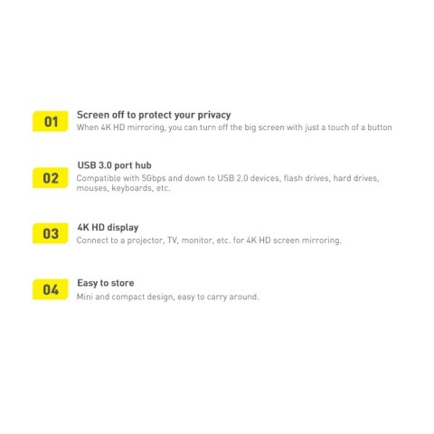 Baseus Lite Series wielofunkcyjny HUB USB Typ C - 2 x USB 3.0 / USB Typ C / HDMI 1,4 / SD/TF OTG czarny (WKQX050001)