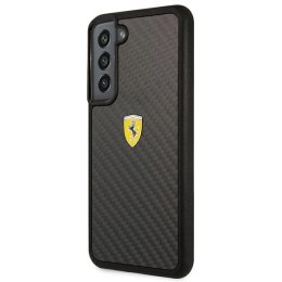Etui Ferrari On Track Real Carbon na Samsung Galaxy S22+ - czarne