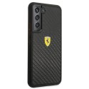 Etui Ferrari On Track Real Carbon na Samsung Galaxy S22+ - czarne