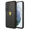 Etui Ferrari On Track Real Carbon na Samsung Galaxy S22 - czarne