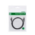 Kabel Ugreen NW102 50174 płaski sieciowy LAN Ethernet Cat. 6 2m - czarny