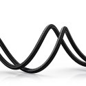 Ugreen kątowy kabel AUX 2 x mini jack 3,5 mm 1m niebieski (AV112)