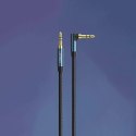 Ugreen kątowy kabel AUX 2 x mini jack 3,5 mm 1m niebieski (AV112)