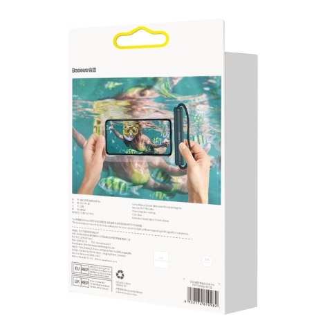 Baseus wodoodporne etui pokrowiec na telefon Slide-cover niebieski (FMYT000003)