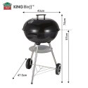 GRILL WĘGLOWY Z POKRYWĄ 41cm KINGHOFF KH-2033