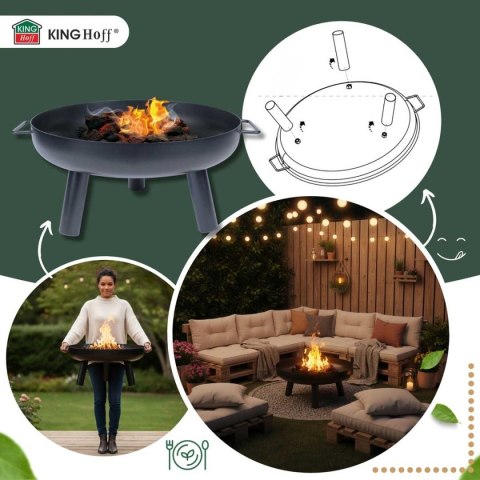 PALENISKO OGRODOWE 60cm KINGHOFF KH-2031