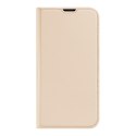 Dux Ducis Skin Pro kabura etui pokrowiec z klapką iPhone 14 Pro Max złoty