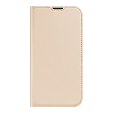 Dux Ducis Skin Pro kabura etui pokrowiec z klapką iPhone 14 Pro Max złoty