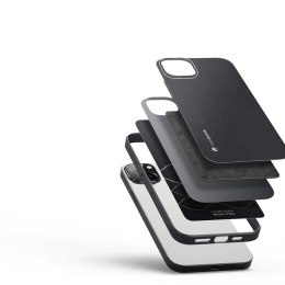 Dux Ducis Fino etui pokrowiec pokryty nylonowym materiałem iPhone 14 Plus czarny