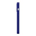 ICarer Litchi Premium Leather Case skórzane etui iPhone 14 Pro Max magnetyczne z MagSafe ciemnoniebieski (WMI14220712-DB)
