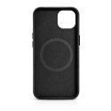ICarer Oil Wax Premium Leather Case skórzane etui iPhone 14 Plus magnetyczne z MagSafe czarny (WMI14220703-BK)