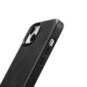 ICarer Oil Wax Premium Leather Case skórzane etui iPhone 14 Plus magnetyczne z MagSafe czarny (WMI14220703-BK)