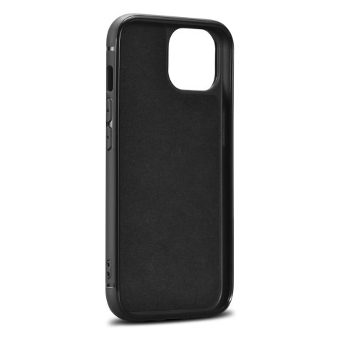 ICarer Leather Oil Wax etui pokryte naturalną skórą do iPhone 14 Plus niebieski (WMI14220719-BU)