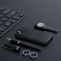 Nillkin Qin Cloth Pro Case etui do iPhone 14 Plus osłona na aparat kabura pokrowiec obudowa z klapką niebieski