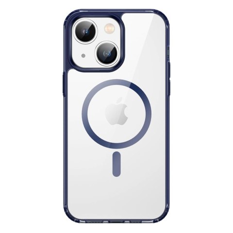 Dux Ducis Clin2 etui iPhone 14 Plus magnetyczny pokrowiec MagSafe niebieskie