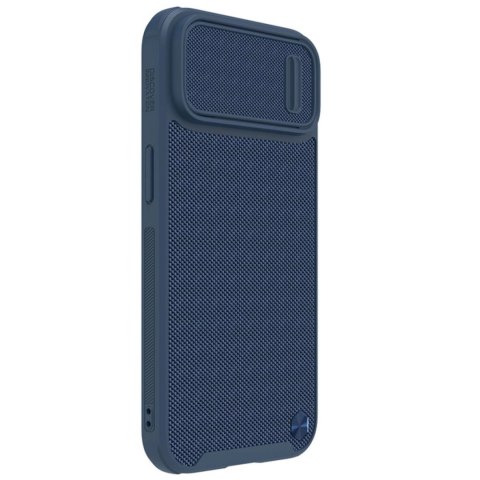 Nillkin Textured S Case etui iPhone 14 pancerny pokrowiec z osłoną na aparat niebieski