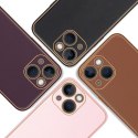Dux Ducis Yolo etui iPhone 14 Plus elegancki pokrowiec ze skóry ekologicznej różowy