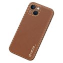 Dux Ducis Yolo etui iPhone 14 elegancki pokrowiec ze skóry ekologicznej brązowy