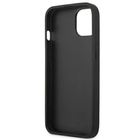 Etui BMW Leather Stamp na iPhone 14 Plus - czarne