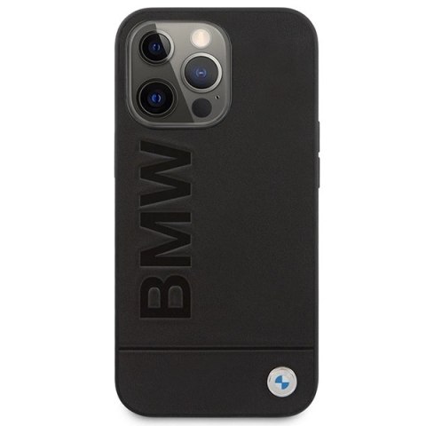 Etui BMW Signature Logo Imprint MagSafe na iPhone 14 Pro Max - czarne