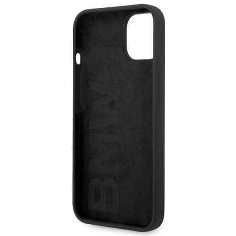 Etui BMW Silicone Metal Logo na iPhone 14 - czarne