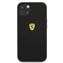 Etui Ferrari Silicone na iPhone 13 mini - czarne