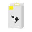 Baseus BA04 mini adapter Bluetooth 5.0 USB odbiornik nadajnik do komputera czarny (ZJBA000001)