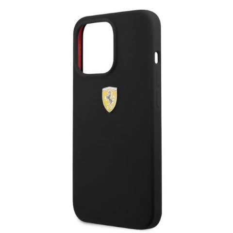 Etui Ferrari Silicone MagSafe na iPhone 13 Pro / iPhone 13 - czarne