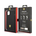 Etui Ferrari Silicone Metal Logo Magsafe na iPhone 14 Plus - czarne