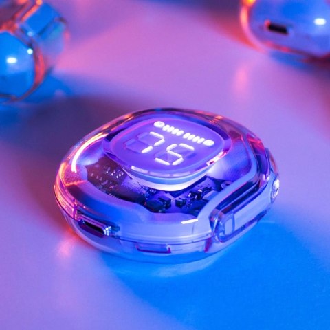 Acefast T8 dokanałowe słuchawki bezprzewodowe TWS Bluetooth - jasnoniebieskie