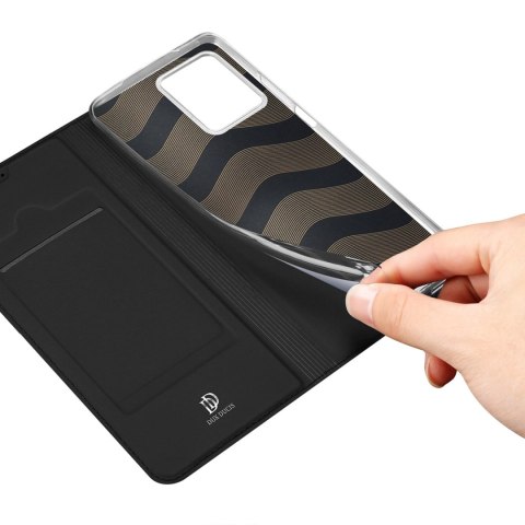 Dux Ducis Skin Pro etui do Realme 10 Pro pokrowiec z klapką portfel na kartę podstawka czarne