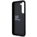 Etui BMW Leather Carbon na Samsung Galaxy S23+ - czarne