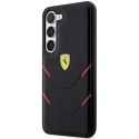 Etui Ferrari Hot Stamp Lines na Samsung Galaxy S23+ - czarne