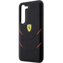 Etui Ferrari Hot Stamp Lines na Samsung Galaxy S23+ - czarne
