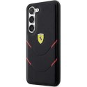 Etui Ferrari Hot Stamp Lines na Samsung Galaxy S23 - czarne