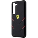 Etui Ferrari Hot Stamp Lines na Samsung Galaxy S23 - czarne
