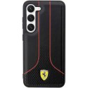Etui Ferrari Perforated 296 P na Samsung Galaxy S23+ - czarne