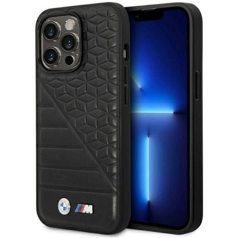 Etui BMW Bi Pattern na iPhone 14 Pro 6,1" - czarne