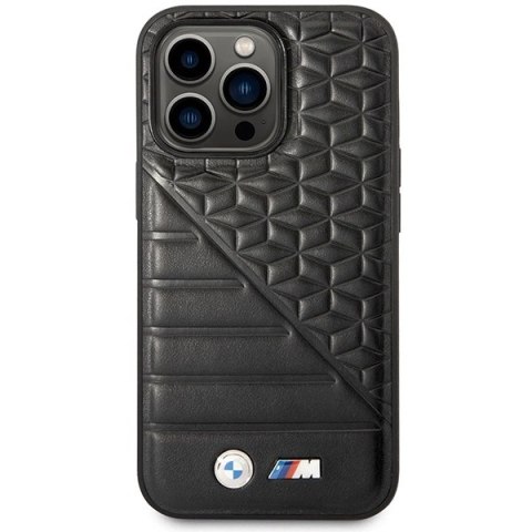 Etui BMW Bi Pattern na iPhone 14 Pro 6,1" - czarne