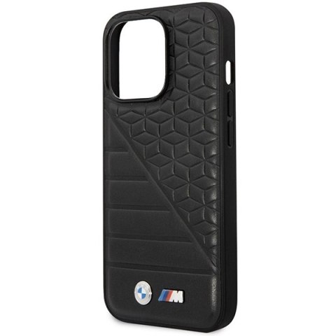 Etui BMW Bi Pattern na iPhone 14 Pro 6,1" - czarne