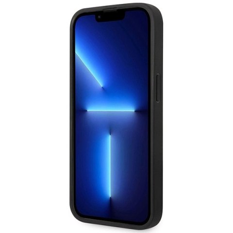 Etui BMW Leather Seats Pattern MagSafe na iPhone 14 Pro - burgundowe