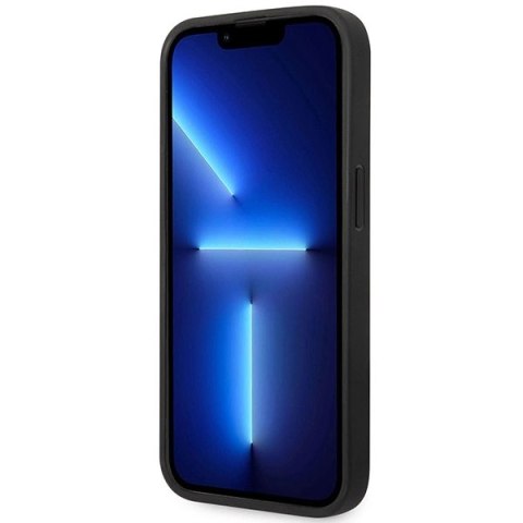 Etui BMW Leather Seats Pattern MagSafe na iPhone 14 Pro - czarne