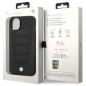 Etui BMW Leather Seats Pattern na iPhone 14 - czarne