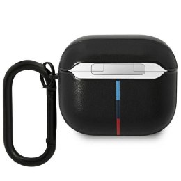 Etui BMW Leather Curved Line na AirPods 3 gen - czarne