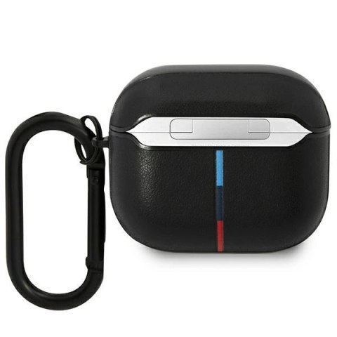 Etui BMW Leather Curved Line na AirPods 3 gen - czarne