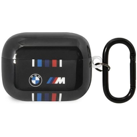Etui BMW Multiple Colored Lines na AirPods Pro - czarne