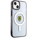 Etui Ferrari Outline MagSafe na iPhone 14 Plus - przezroczyste