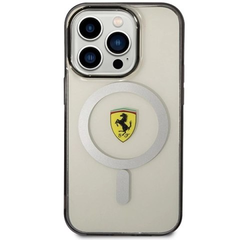 Etui Ferrari Outline MagSafe na iPhone 14 Pro Max - przezroczyste