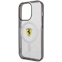Etui Ferrari Outline MagSafe na iPhone 14 Pro Max - przezroczyste